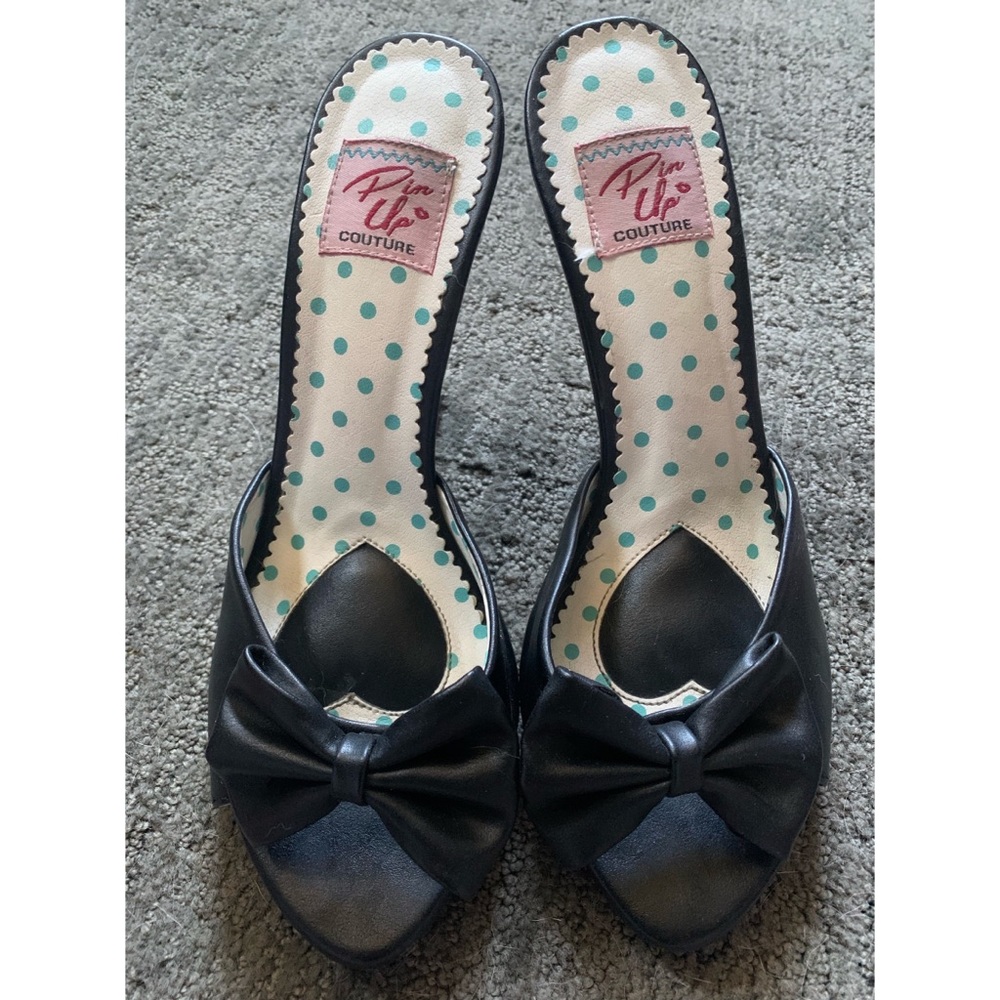 Classic pinup mules by Pinup Couture.